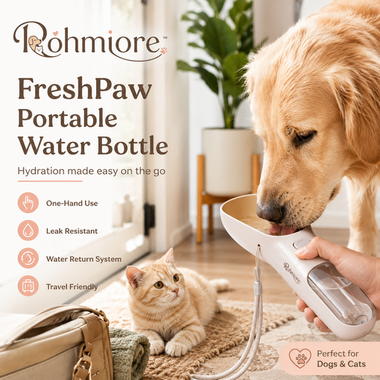 Rohmiore™ FreshPaw Portable Water Bottle